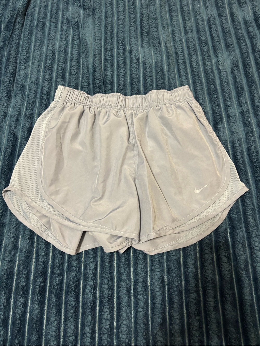 Nike Women’s Pale Gray Athletic Running Shorts